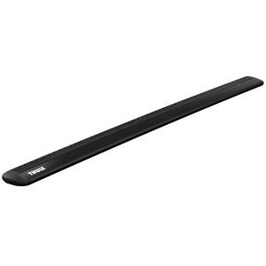 lot 1874 image: Thule Wingbar Evo 135 - 100kg Max Load T Track Car Roof Bar Wing Bar Black