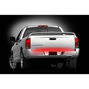 lot 1886 image: Recon 26412 49  Red Hyperlite  Line of Fire  LED Tailgate Light Bar - Fits most flare side and smaller trucks & SUVs