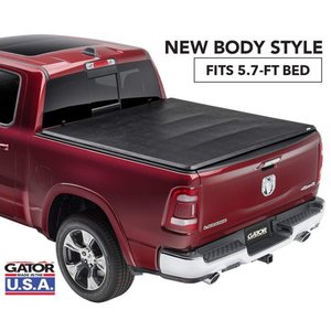 lot 1894 image: Gator Covers ETX Soft Tri-Fold Tonneau Cover Fits 2019 Dodge Ram 5.7 Bed 59421