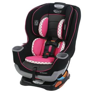 lot 1911 image: Graco Extend2Fit Convertible Car Seat - Kenzie, Multi-Colored