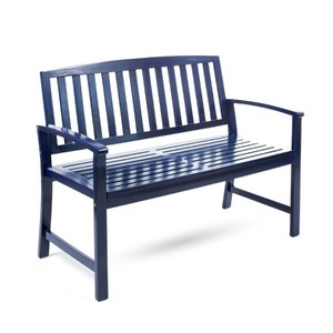 lot 1955 image: Christopher Knight Home Loja Outdoor Acacia Wood Bench by