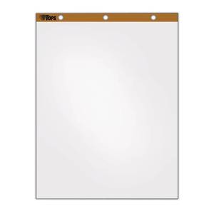 lot 1988 image: TOPS(R) Single-Carry-Pack Easel Pads, 27in. x 34in., 50 Sheets, lot of 2