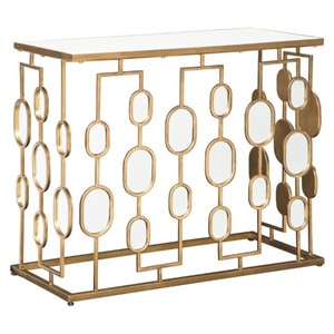 lot 2064 image: Signature Design by Ashley Majaci 36 in. Mirrored Console Table