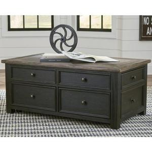 lot 2087 image: Signature Design by Ashley Tyler Creek Lift Top Cocktail Table