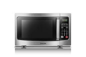 lot 2029 image: Toshiba Em131a5c-bs Microwave Oven With Smart Sensor, 1.2 Cu.ft, 1100w,...