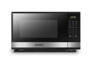 lot 2030 image: Blackdecker Em031mb11 Digital Microwave Oven With Turntable 1.1 Cu.ft