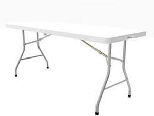 lot 2041 image: TABLEFOLD IN HALF-PLASTIC 30x96