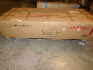 lot 2083 image: Sectional Lounge Couch Piece 