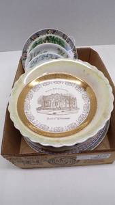 lot 4735 image: Collector Plates - incl Whitewater Bank Plate 75th Anniversary