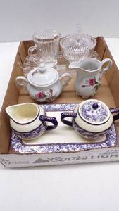 lot 4744 image: Cream and Sugar Sets