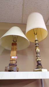 lot 4763 image: Pr. Table Lamps