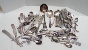 lot 4766 image: Silver Plate Flatware