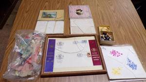 lot 4803 image: Hankies, Paper Dolls, Chess Pieces etc.