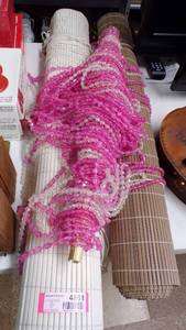 lot 4861 image: Sun Shades and Beaded Curtain