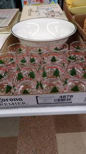 lot 4876 image: Candle Votives and Bowl