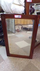 lot 4904 image: Small Mirror wHardware
