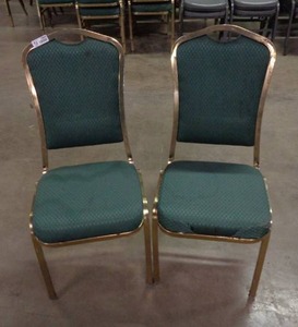 lot 1944 image: Lot of 2 Classico Seating Chairs - Green