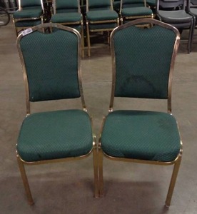 lot 1947 image: Lot of 2 Classico Seating Chairs - Green