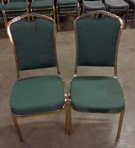 lot 1957 image: Lot of 2 Classico Seating Chairs - Green