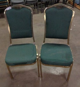 lot 1958 image: Lot of 2 Classico Seating Chairs - Green