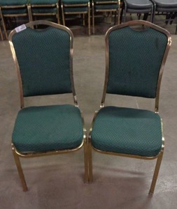 lot 1965 image: Lot of 2 Classico Seating Chairs - Green