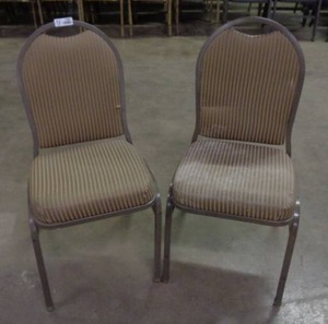 lot 1997 image: Lot of 2 MTS Seating Chairs - Taupe  Brown