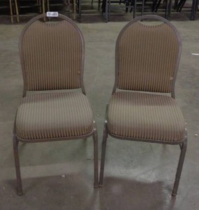lot 2001 image: Lot of 2 MTS Seating Chairs - Taupe  Brown