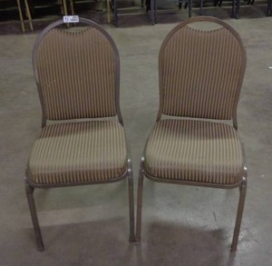lot 2003 image: Lot of 2 MTS Seating Chairs - Taupe  Brown