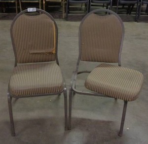 lot 2004 image: Lot of 2 MTS Seating Chairs - Taupe  Brown