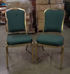lot 1938 image: Lot of 2 Classico Seating Chairs - Green