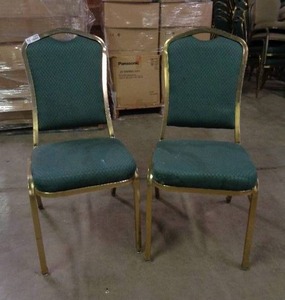 lot 1948 image: Lot of 2 Classico Seating Chairs - Green