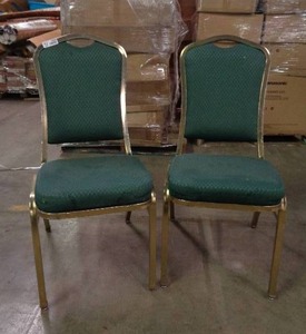 lot 1956 image: Lot of 2 Classico Seating Chairs - Green
