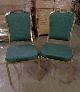 lot 1963 image: Lot of 2 Classico Seating Chairs - Green