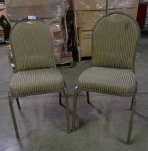lot 1989 image: Lot of 2 MTS Seating Chairs - Taupe  Brown