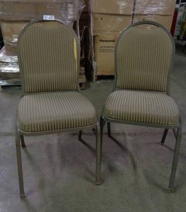 lot 1991 image: Lot of 2 MTS Seating Chairs - Taupe  Brown