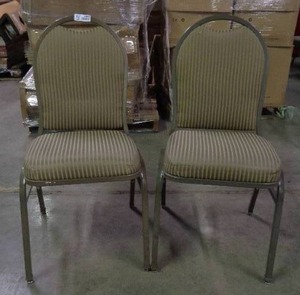 lot 1992 image: Lot of 2 MTS Seating Chairs - Taupe  Brown