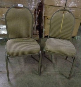 lot 1996 image: Lot of 2 MTS Seating Chairs - Taupe  Brown