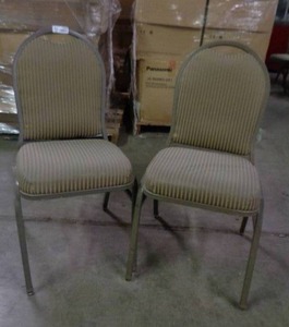 lot 1998 image: Lot of 2 MTS Seating Chairs - Taupe  Brown