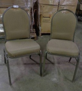 lot 2005 image: Lot of 2 MTS Seating Chairs - Taupe  Brown