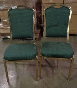 lot 2068 image: Lot of 2 Classico Seating Chairs - Green