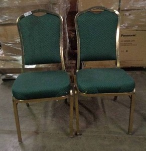 lot 2084 image: Lot of 2 Classico Seating Chairs - Green