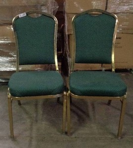 lot 2094 image: Lot of 2 Classico Seating Chairs - Green
