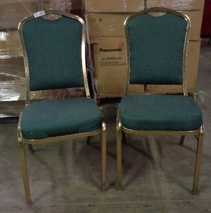 lot 2096 image: Lot of 2 Classico Seating Chairs - Green
