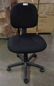 lot 2105 image: S. P. Richards Black Office Chair