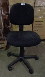 lot 2109 image: S. P. Richards Black Office Chair