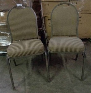lot 2110 image: Lot of 2 MTS Seating Chairs - Taupe  Brown