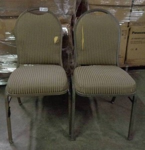 lot 2116 image: Lot of 2 MTS Seating Chairs - Taupe  Brown