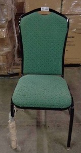 lot 2136 image: Green Chair Lot Of 1