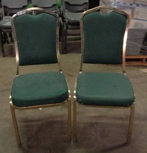 lot 2060 image: Lot of 2 Classico Seating Chairs - Green