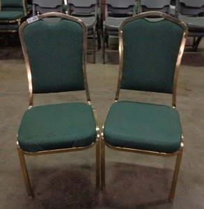 lot 2061 image: Lot of 2 Classico Seating Chairs - Green